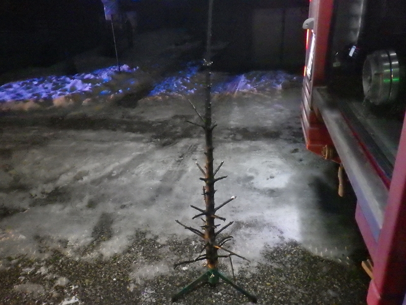 Karácsonyfa gyulladt ki Székesfehérváron az Öreghegyen