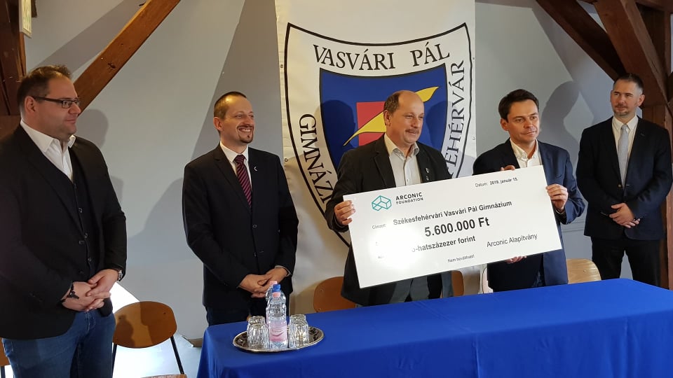 Újabb támogatás a Vasvárinak - több mint 5 millió forint a műszaki pályaorientációra