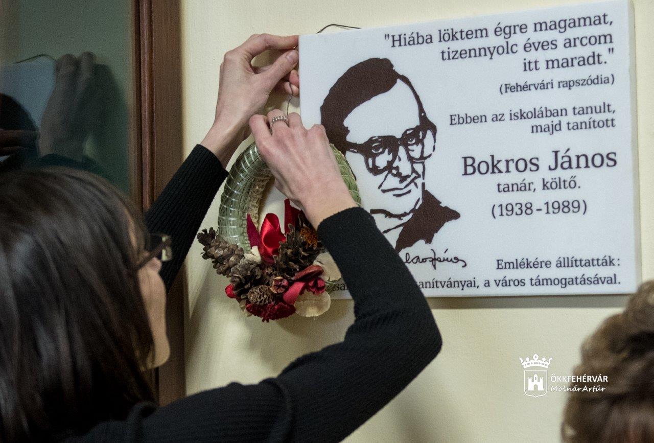Felavatták Bokros János emléktábláját a Ciszterci Gimnáziumban