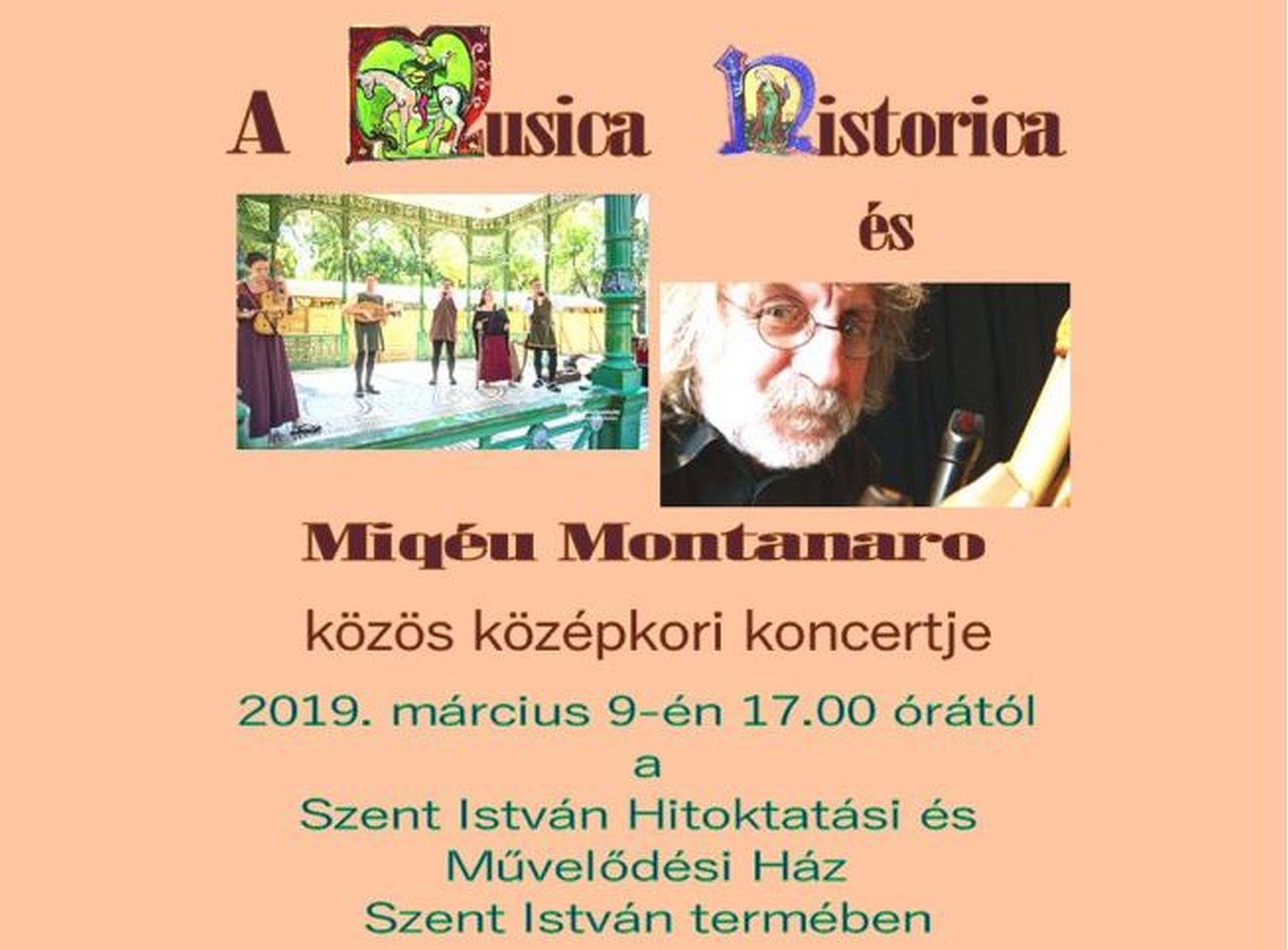 A Musica Historica és Miqéu Montanaro közös középkori koncertje