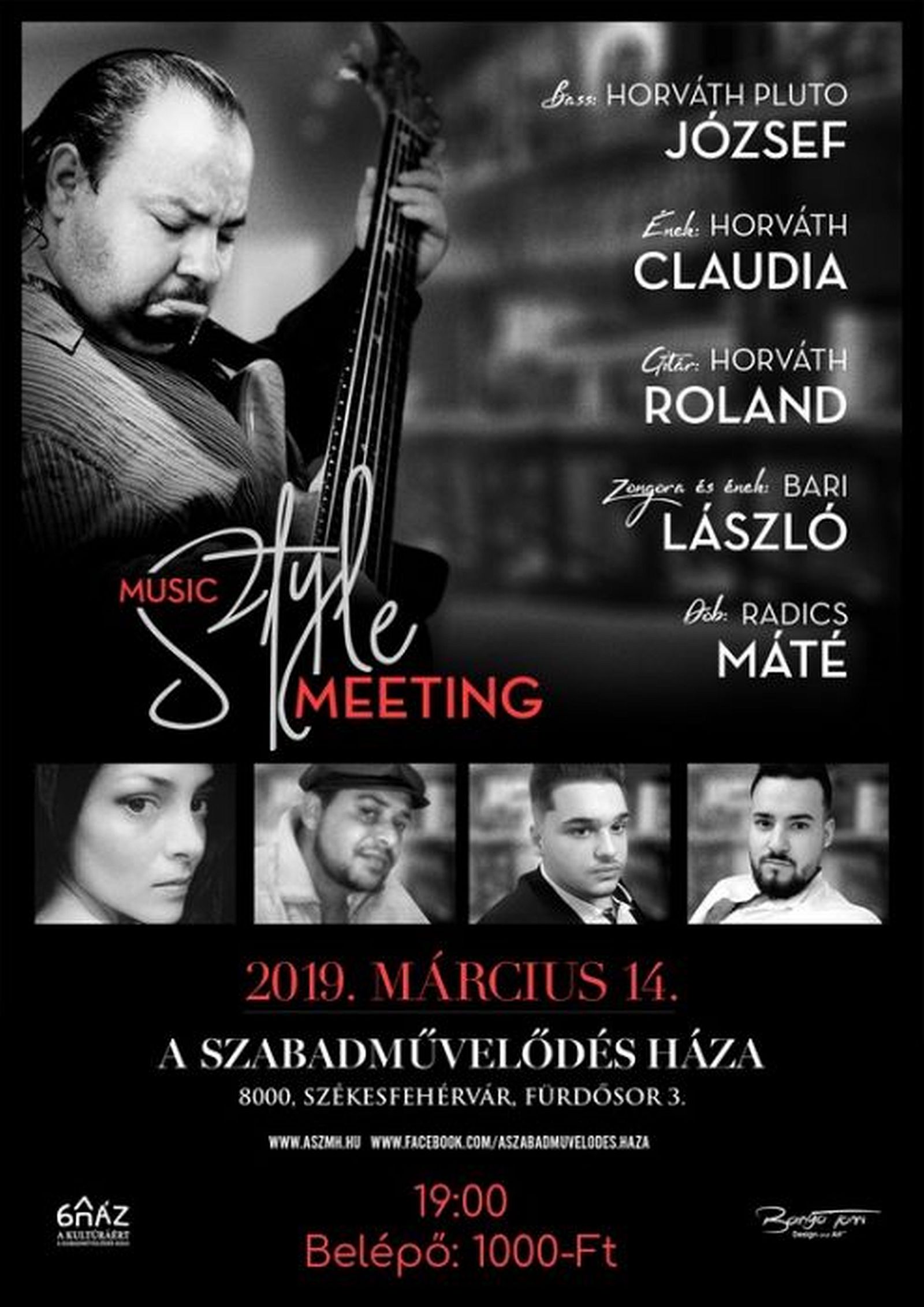 „Music style meeting” koncert lesz A Szabadművelődés Házában