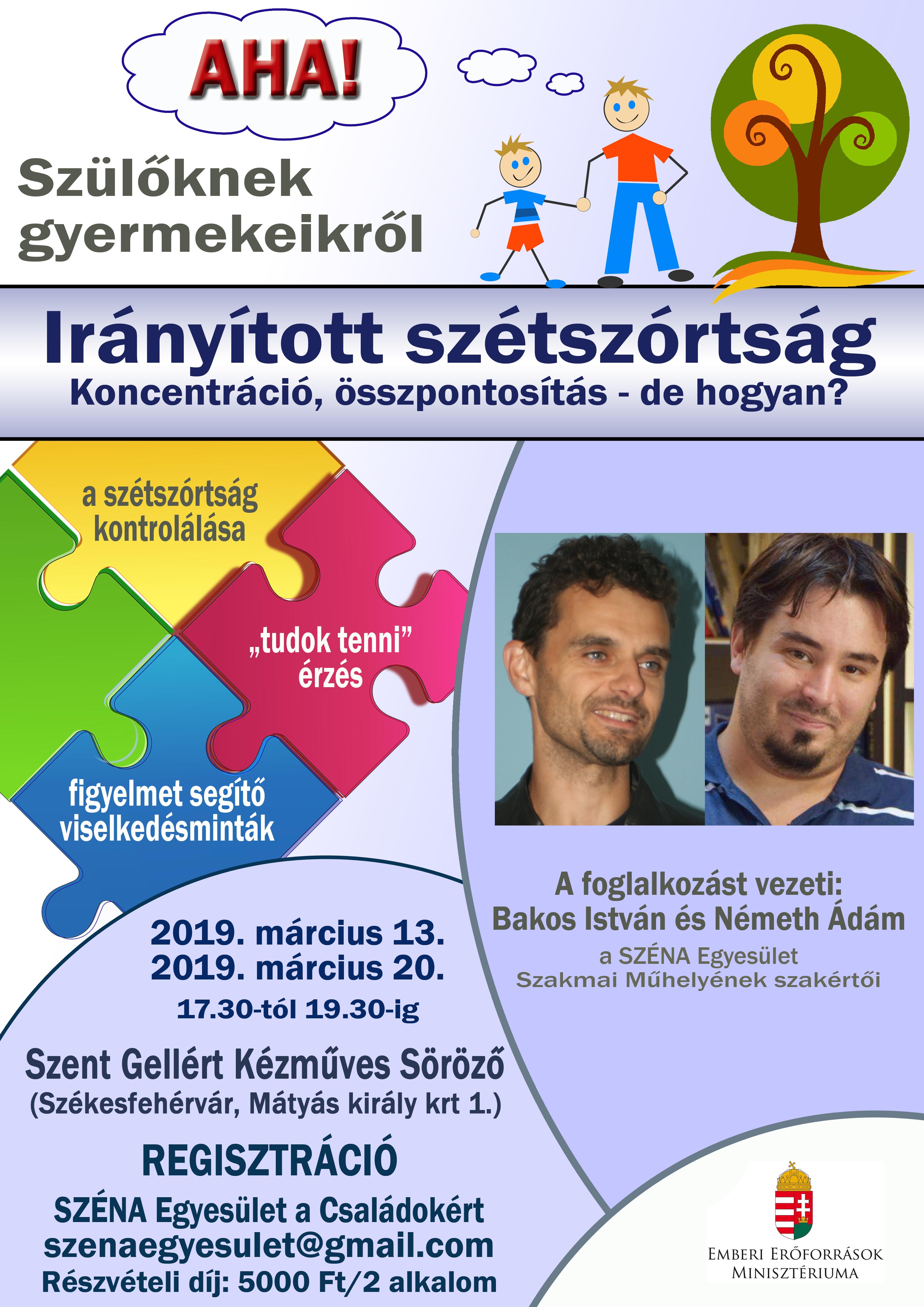 Szülőket támogató programsorozatot indít a SZÉNA Egyesület