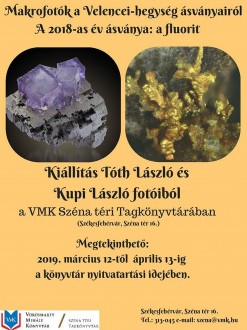 Makrofotók a Velencei-hegység ásványairól - Tóth László és Kupi László fotóiból nyílik tárlat