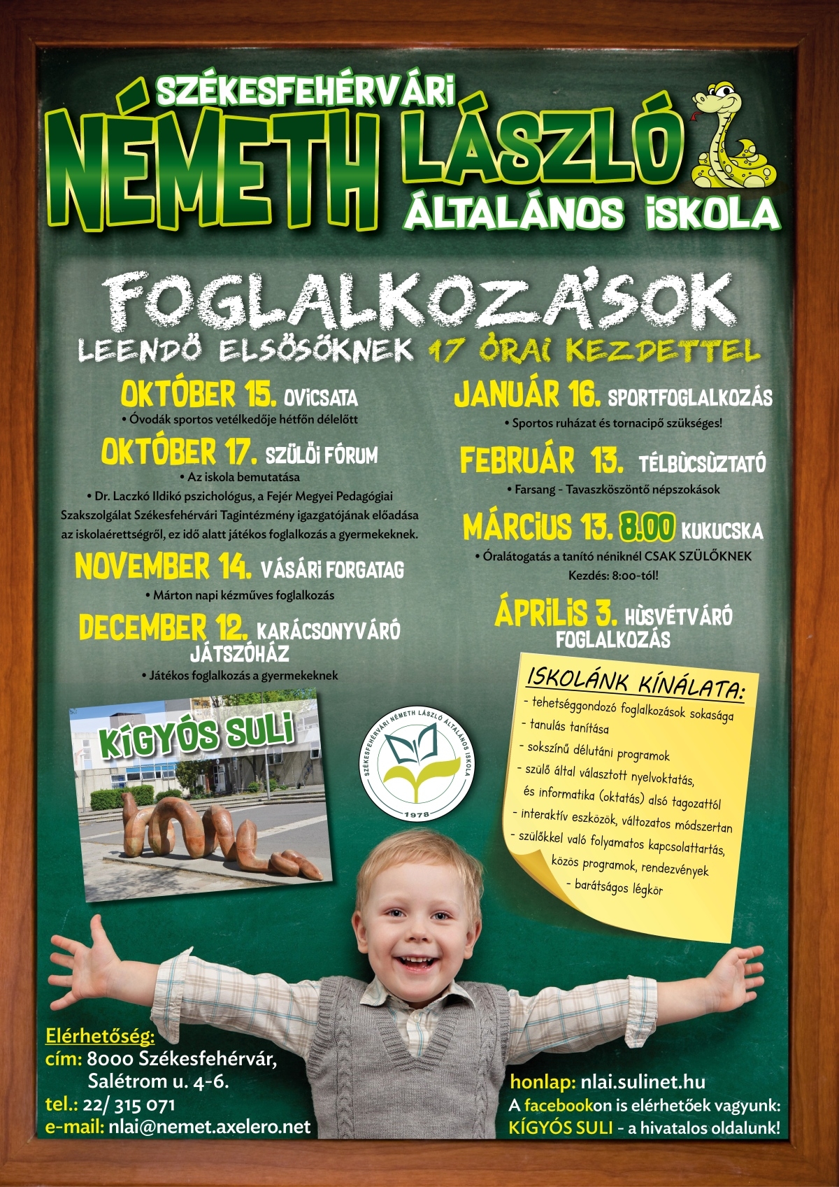 Nyílt órákat tartanak a leendő elsős tanítók a Németh László iskolában