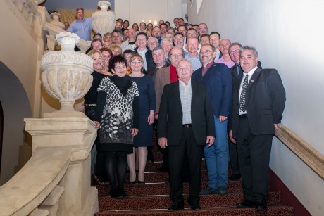 Békési Ferencet, a Jáky legendás tanárát köszöntötték 70. születésnapja alkalmából