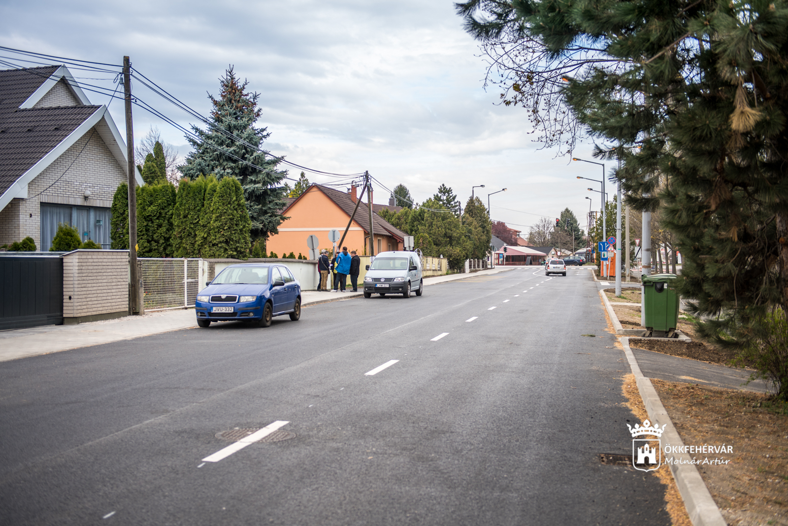 Megújult a Zombori út - felújították a víziközműveket és a járdákat is