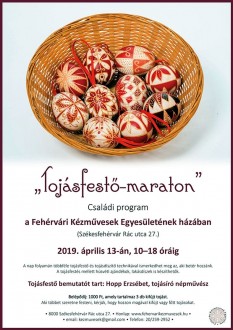 Tojásfestő maraton lesz szombaton a Kézművesek Házában