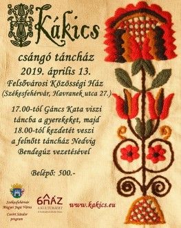Kákics csángó táncházba várnak kicsiket és nagyokat a Felsővárosi Közösségi Házba