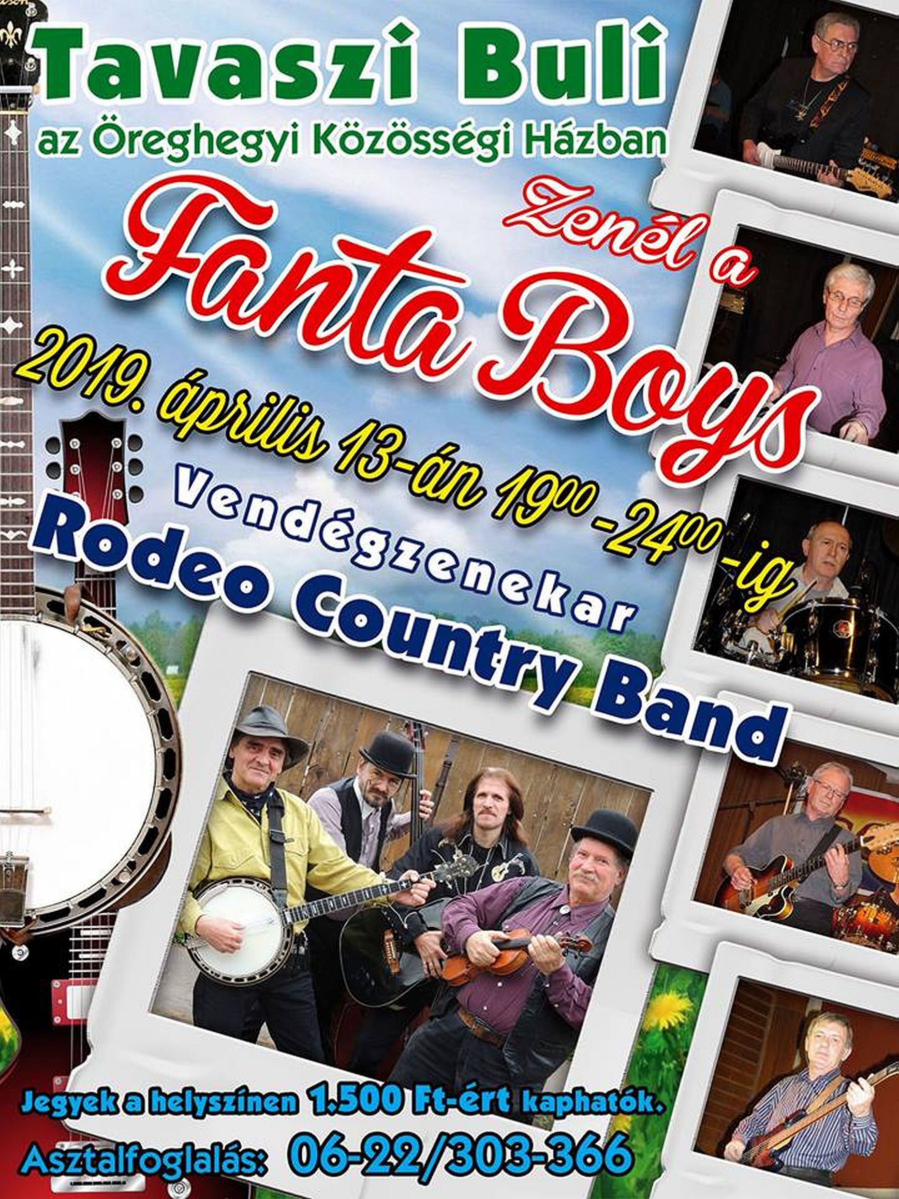 Szombaton lesz a Fanta Boys tavaszi bulija az Öreghegyi Közösségi Házban