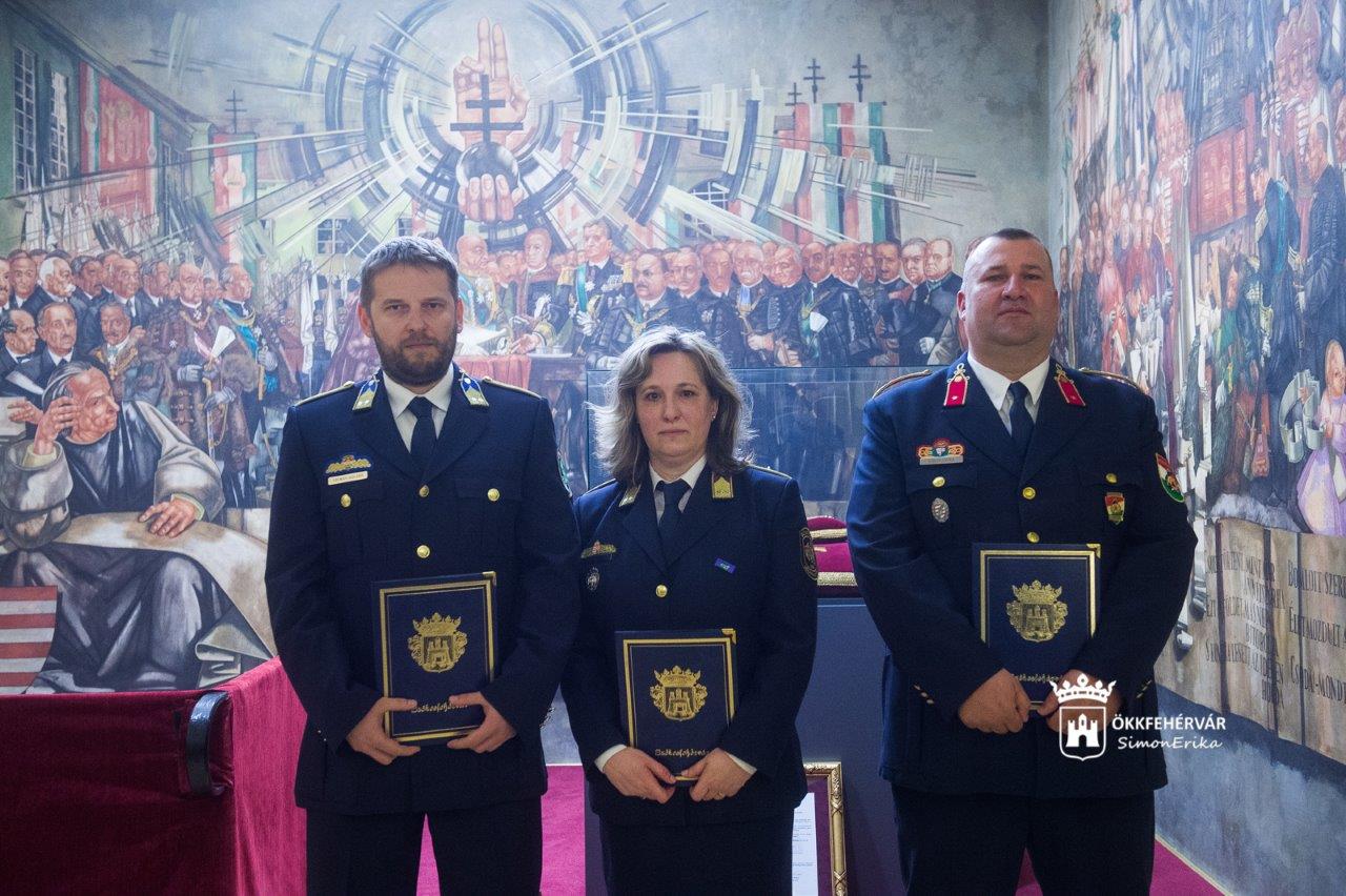 Átadták a Székesfehérvár közbiztonságáért díjakat