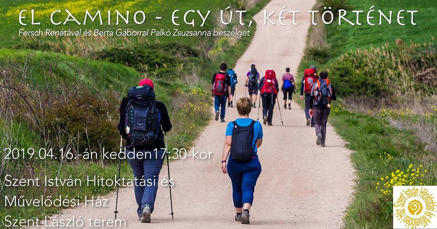 Fersch Renáta és Berta Gábor vetített képes előadása a Szent Jakab zarándokútról kedden