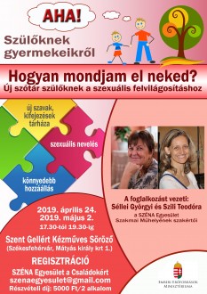Szülőknek gyermekeikről - a szexuális felvilágosításról lesz szó