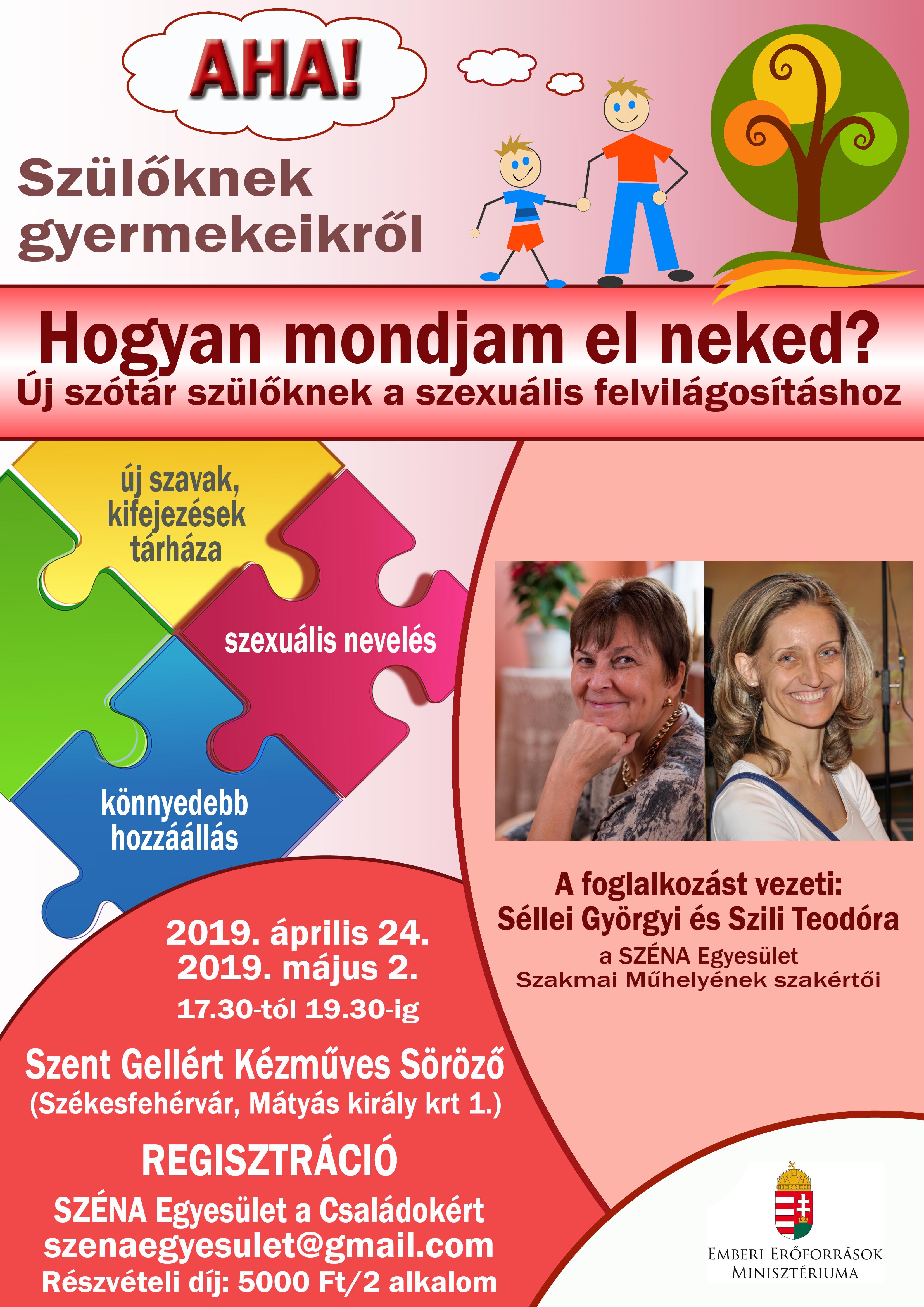 Szülőknek gyermekeikről - a szexuális felvilágosításról lesz szó