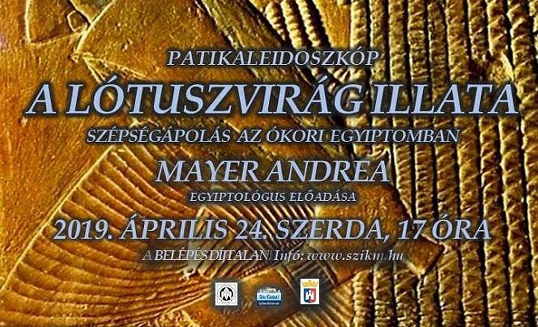 Szépségápolás az ókori Egyiptomban - Mayer Andrea előadása a Patikamúzeumban