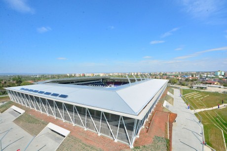 A tűzvédelmi rendszer üzempróbája lesz hétfőn a MOL Aréna Sóstón