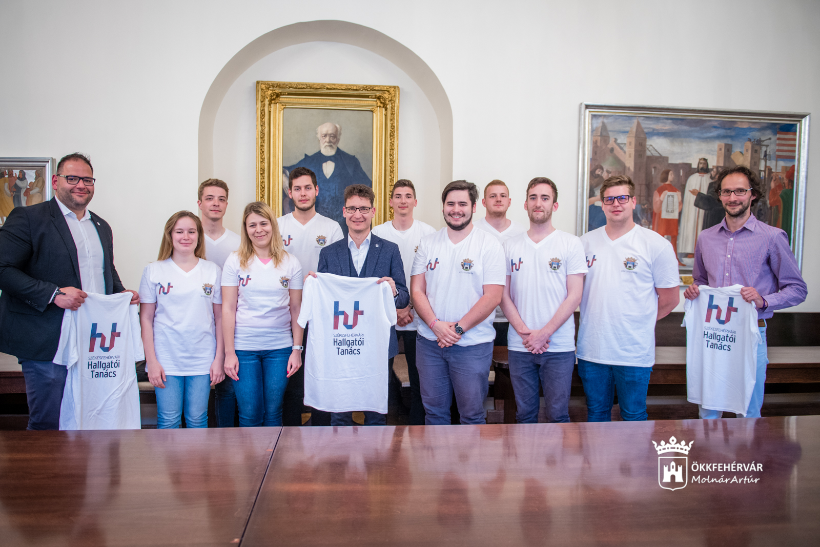 A Hallgatói Tanács tagjait fogadta a polgármester