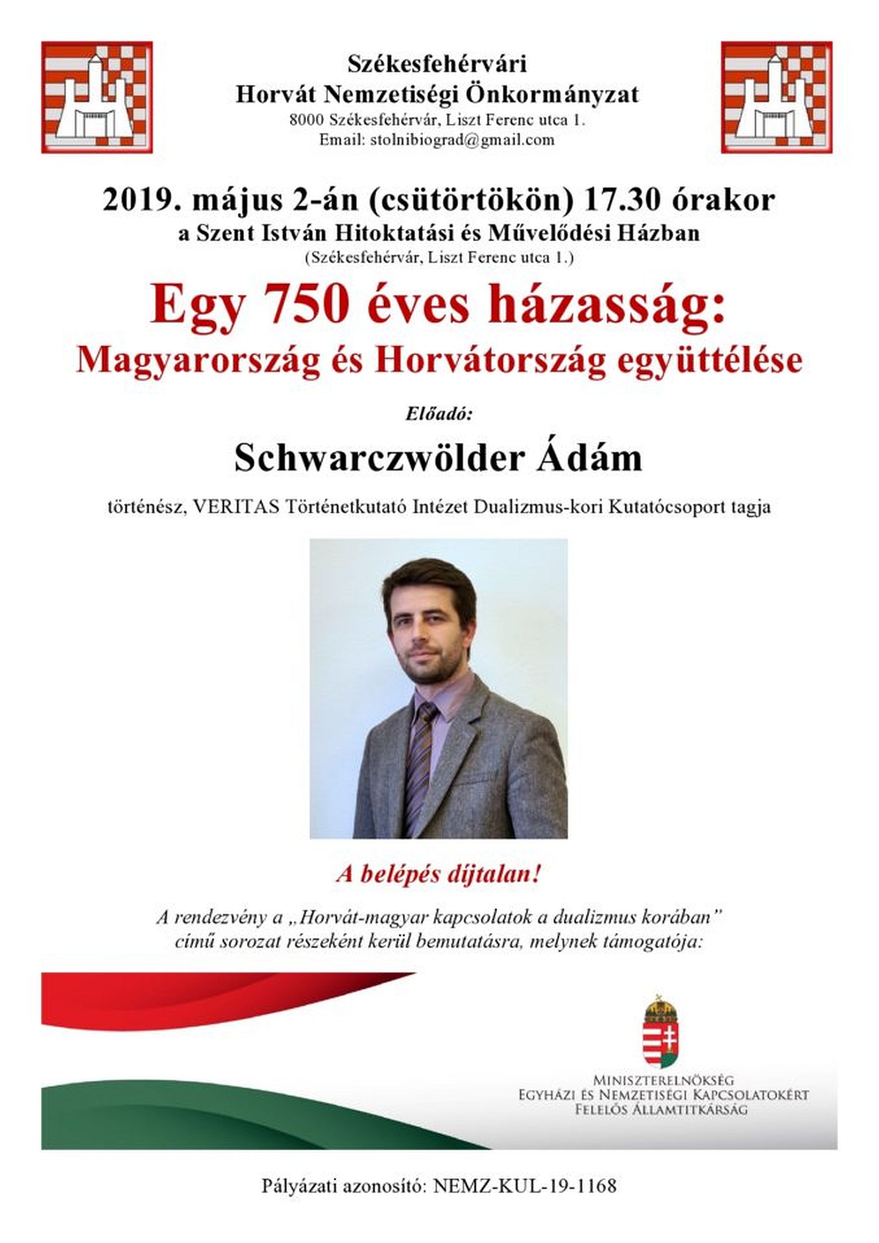 Schwarczwölder Ádám előadása Magyarország és Horvátország közös múltjáról
