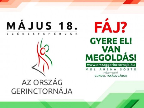 Fehérvárra érkezik május 18-án az Ország gerinctornája