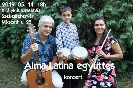 Az Alma Latina együttes koncertezik kedden a Királykút Emlékházban