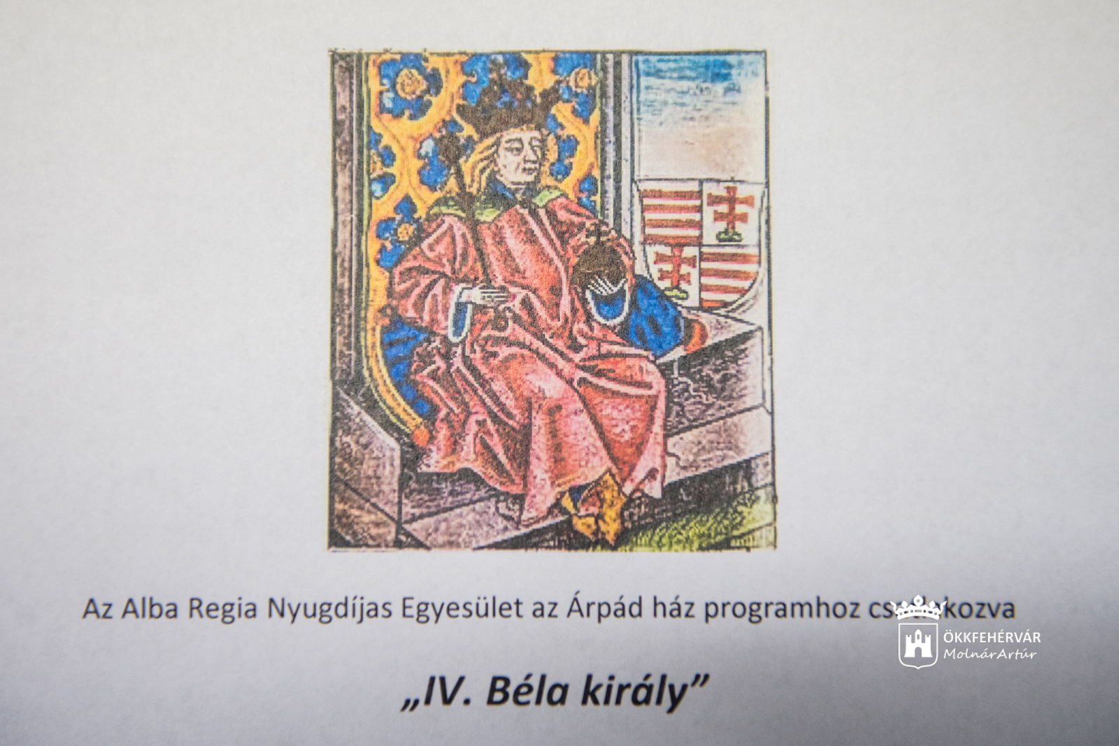 IV. Béla király címmel hirdetnek szellemi vetélkedőt a fehérvári nyugdíjasoknak