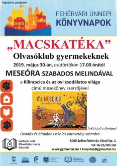 Újra Macskatéka Olvasóklub lesz a Gárdonyi Géza Művelődési Ház könyvtárában