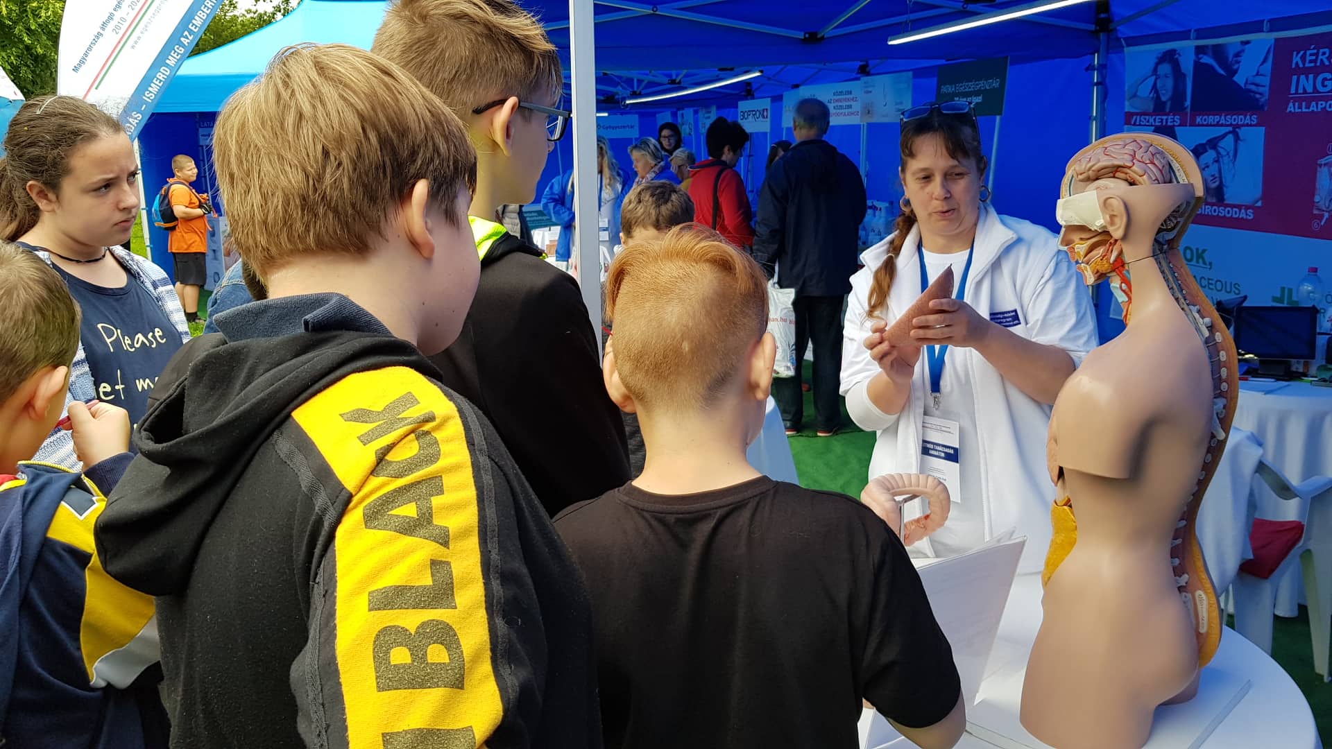 Harminchét féle ingyenes egészségügyi szűrés és látványos bemutatók a Bregyóban