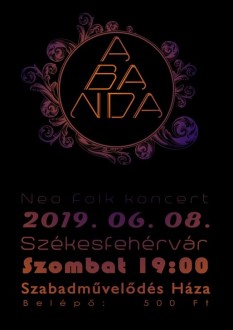 Az Abanda zenekar koncertezik A Szabadművelődés Házában