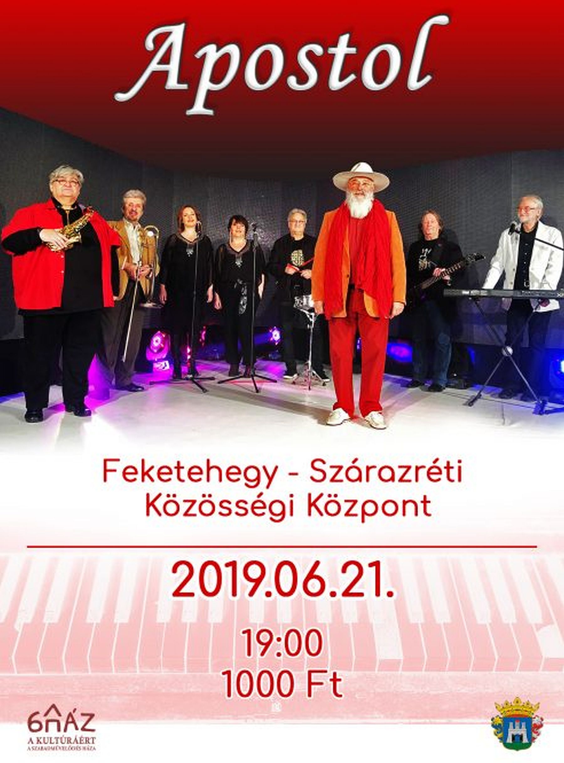 Az Apostol együttes koncertje a Feketehegy-Szárazréti Közösségi Központban