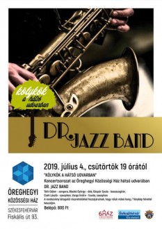 A Dr. Jazz Band koncertezik az Öreghegyi Közösségi Házban