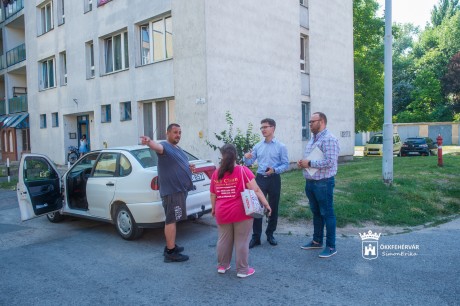 Megújul az Erzsébet utcai társasházak belső úthálózata