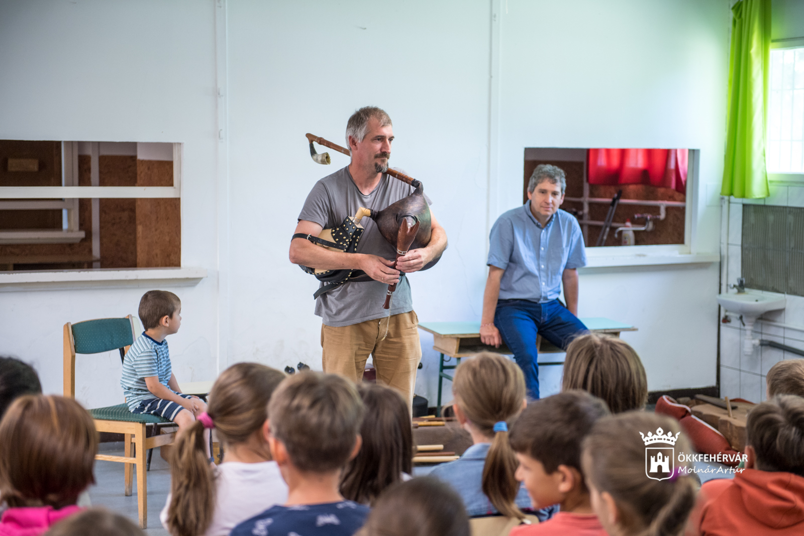 A bőrduda és társai – hangszer ismertetővel folytatódott a Napraforgó Tábor
