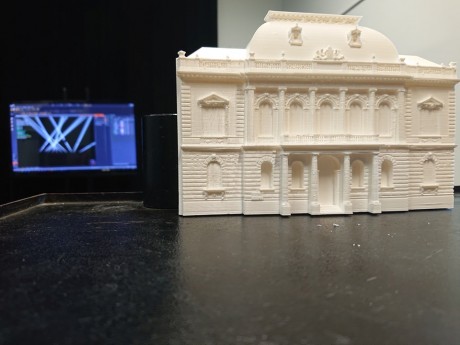 3D animáció és zenés mapping - megmozdul a járásbíróság épülete