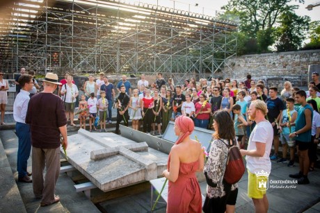 A szertartásjáték alkotócsoportja tisztelgett a Nemzeti Emlékhelyen