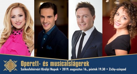 Operett- és musicalslágerek címmel lesz koncert pénteken este a Zichy színpadon