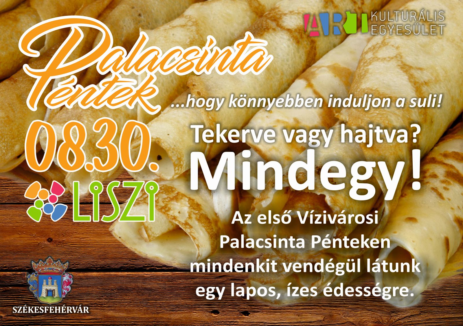 Közös palacsintázásra várják a gyerekeket Vízivárosban pénteken