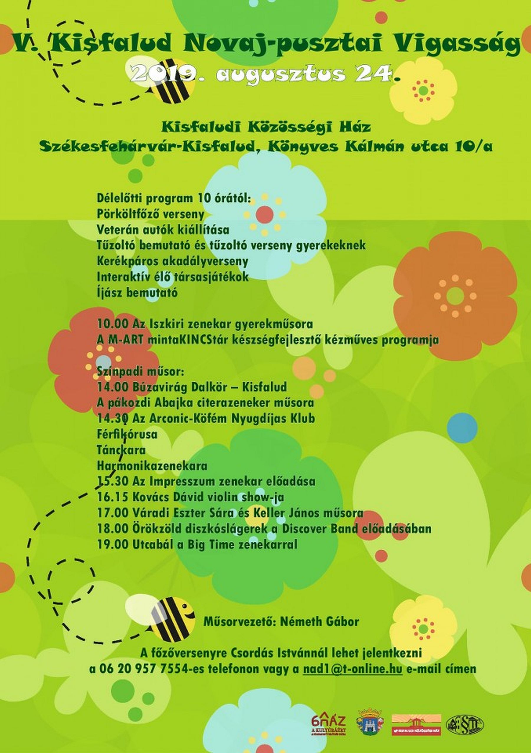 Szombaton lesz az V. Kisfalud Novaj-Pusztai Vigasság