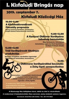 Oldtimerek, triál és felvonulás - szombaton lesz az I. Kisfaludi Bringás Nap