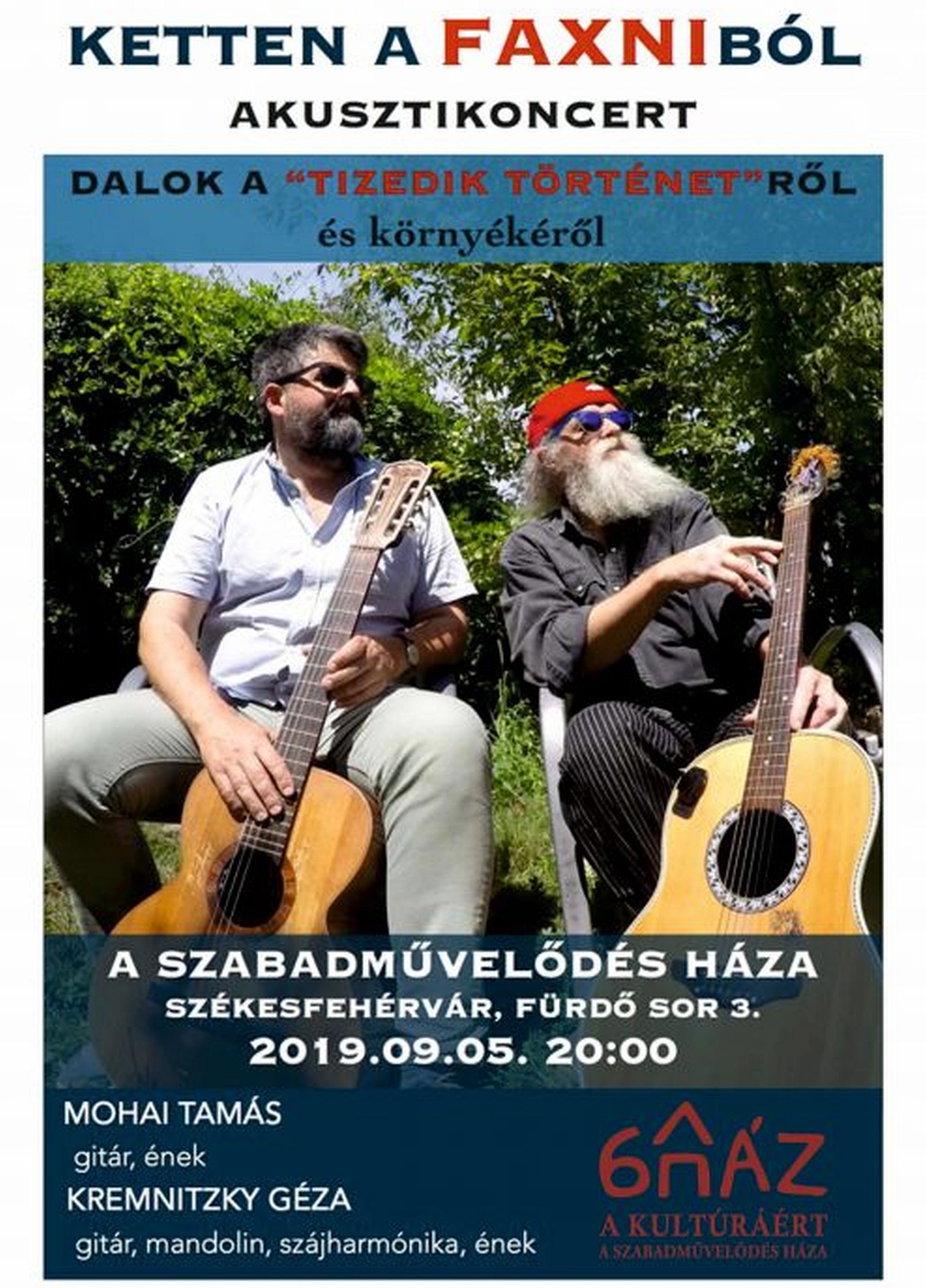 Ketten a Faxniból - „akusztikoncert” A Szabadművelődés Házában