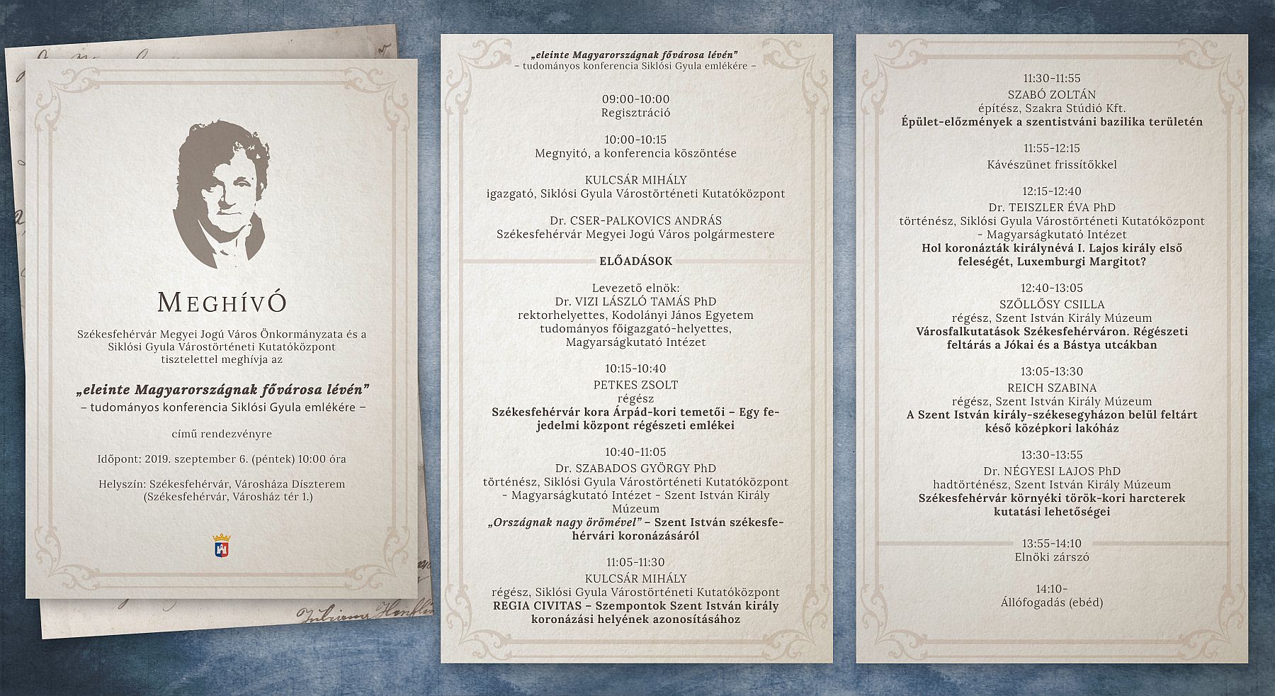 „eleinte Magyarországnak fővárosa lévén” - tudományos konferencia Siklósi Gyula emlékére