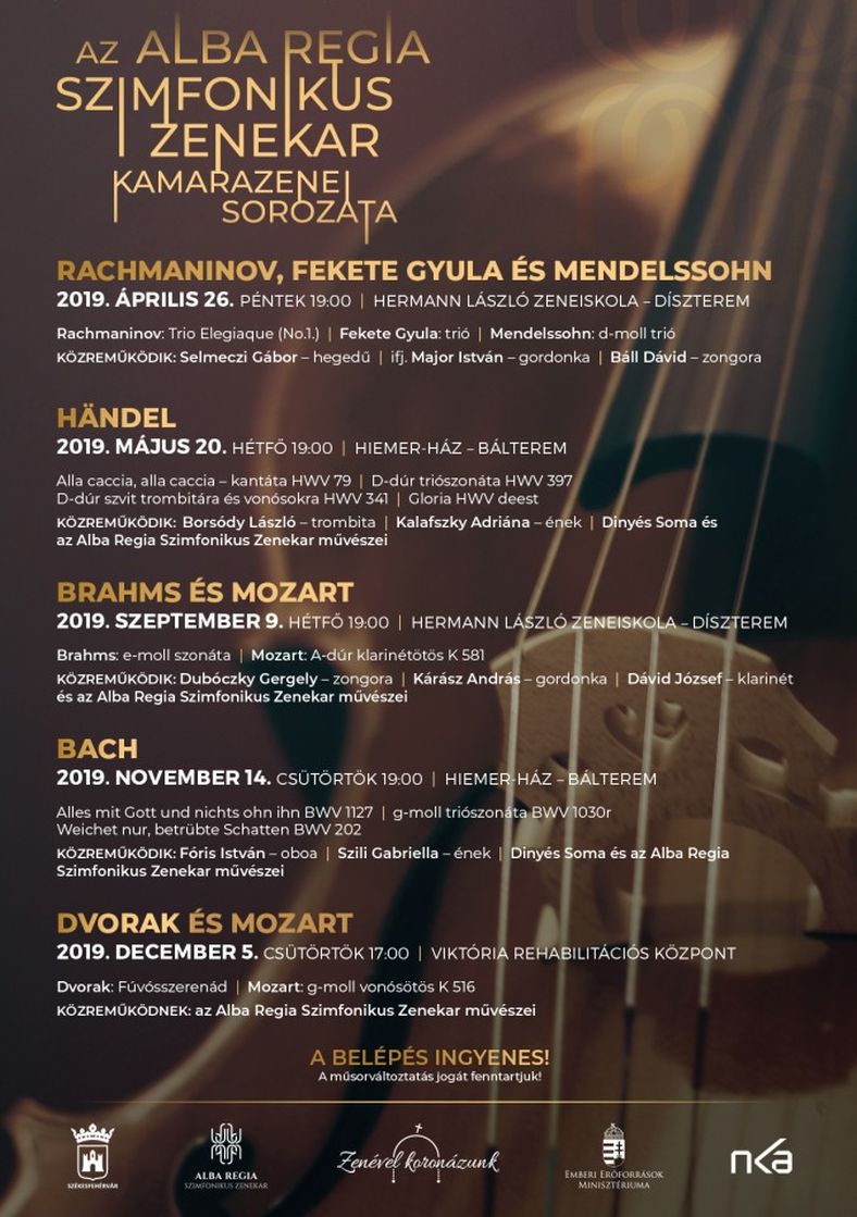 Brahms és Mozart műveit hallhatjuk a kamarazenei sorozatban