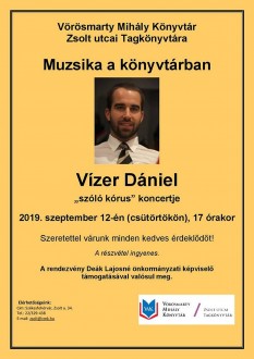 Muzsika a könyvtárban - Vízer Dániel „szóló kórus