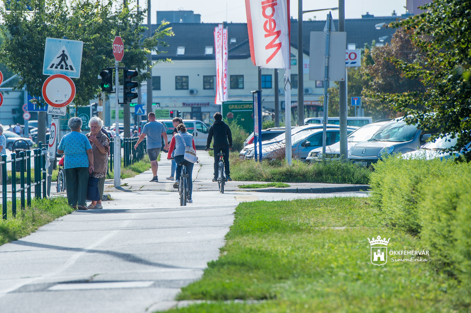 Átépítik a Palotai úti kerékpárutat - 18 km bicikliút épül a Belváros környékén