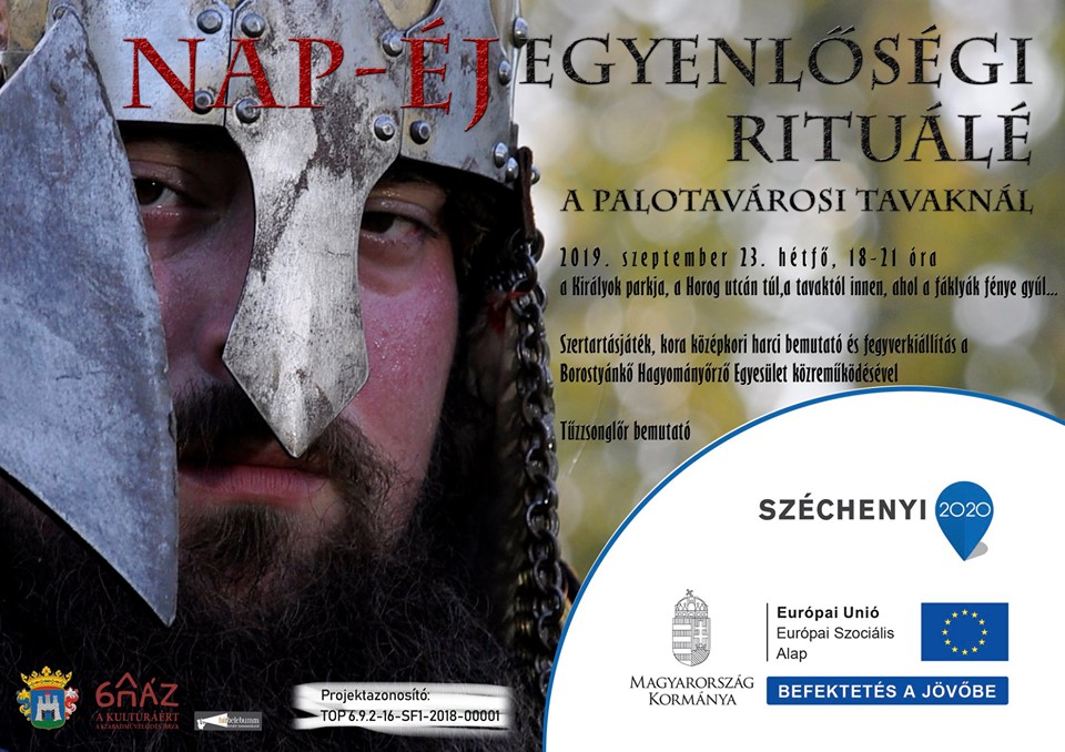 Nap-éj egyenlőségi rituálé lesz este a Palotavárosi tavaknál