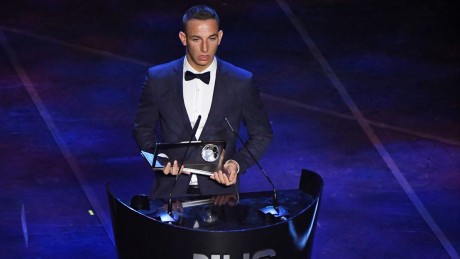 Zsóri Dániel, a MOL Fehérvár FC játékosa nyerte a Puskás Ferenc-díjat