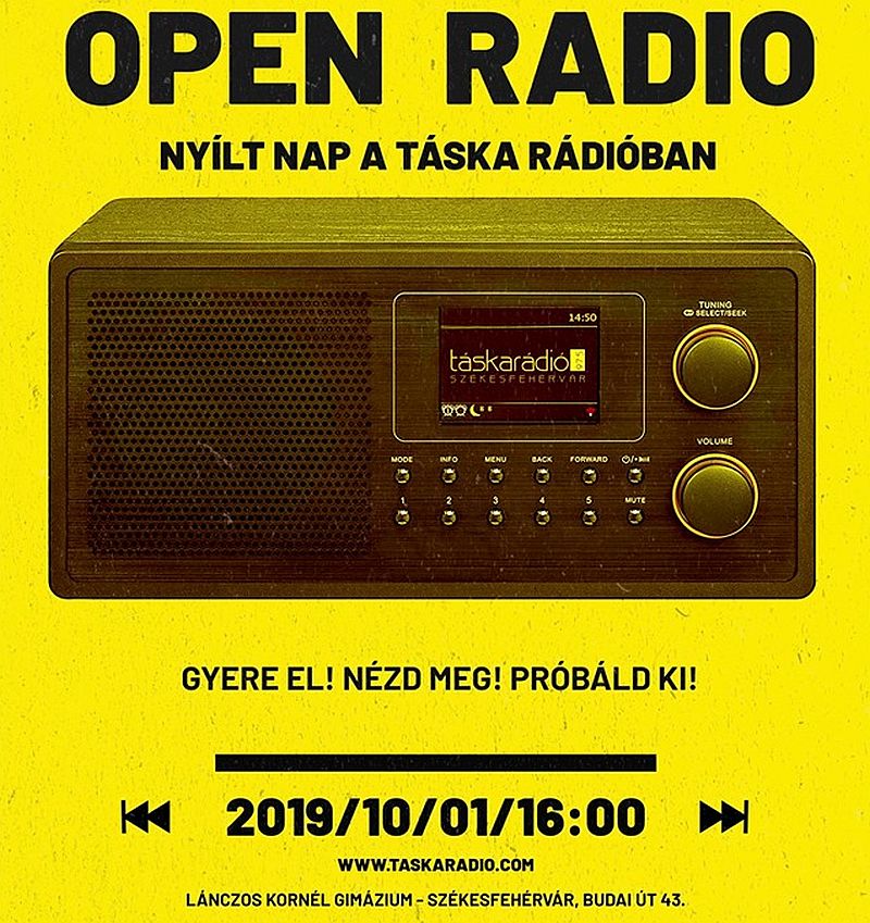 Nyílt nap lesz jövő héten kedden a Táska Rádióban