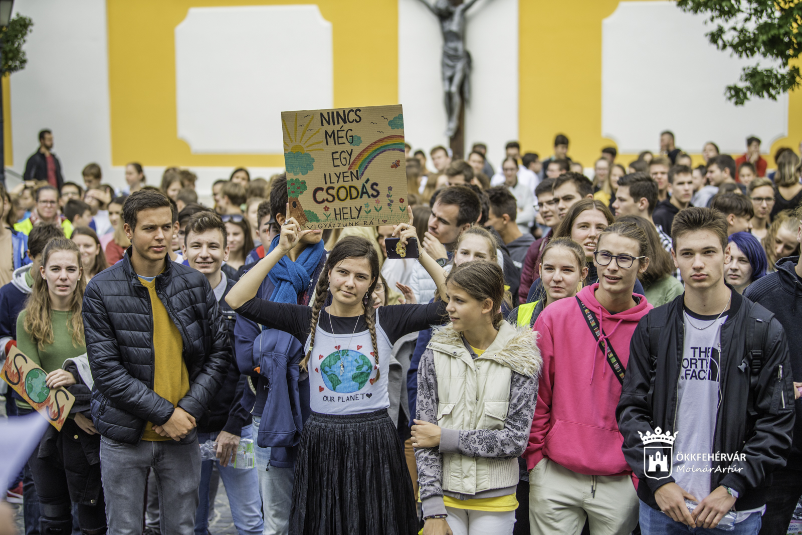 A klímaváltozás hatásainak kezelésére hívták fel a figyelmet a fehérvári diákok