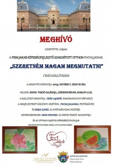 A Frim Jakab Képességfejlesztő Szakosított Otthon fiataljainak nyílik tárlata az Árpád Fürdőben