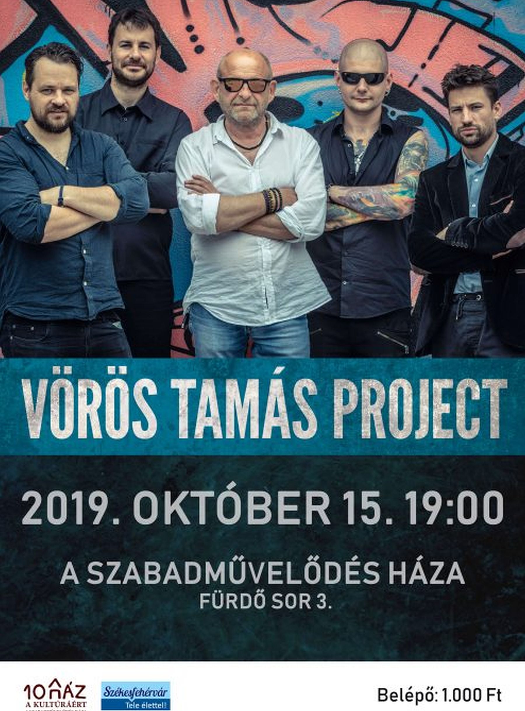 A Vörös Tamás project koncertezik kedden a Szabadművelődés Házában