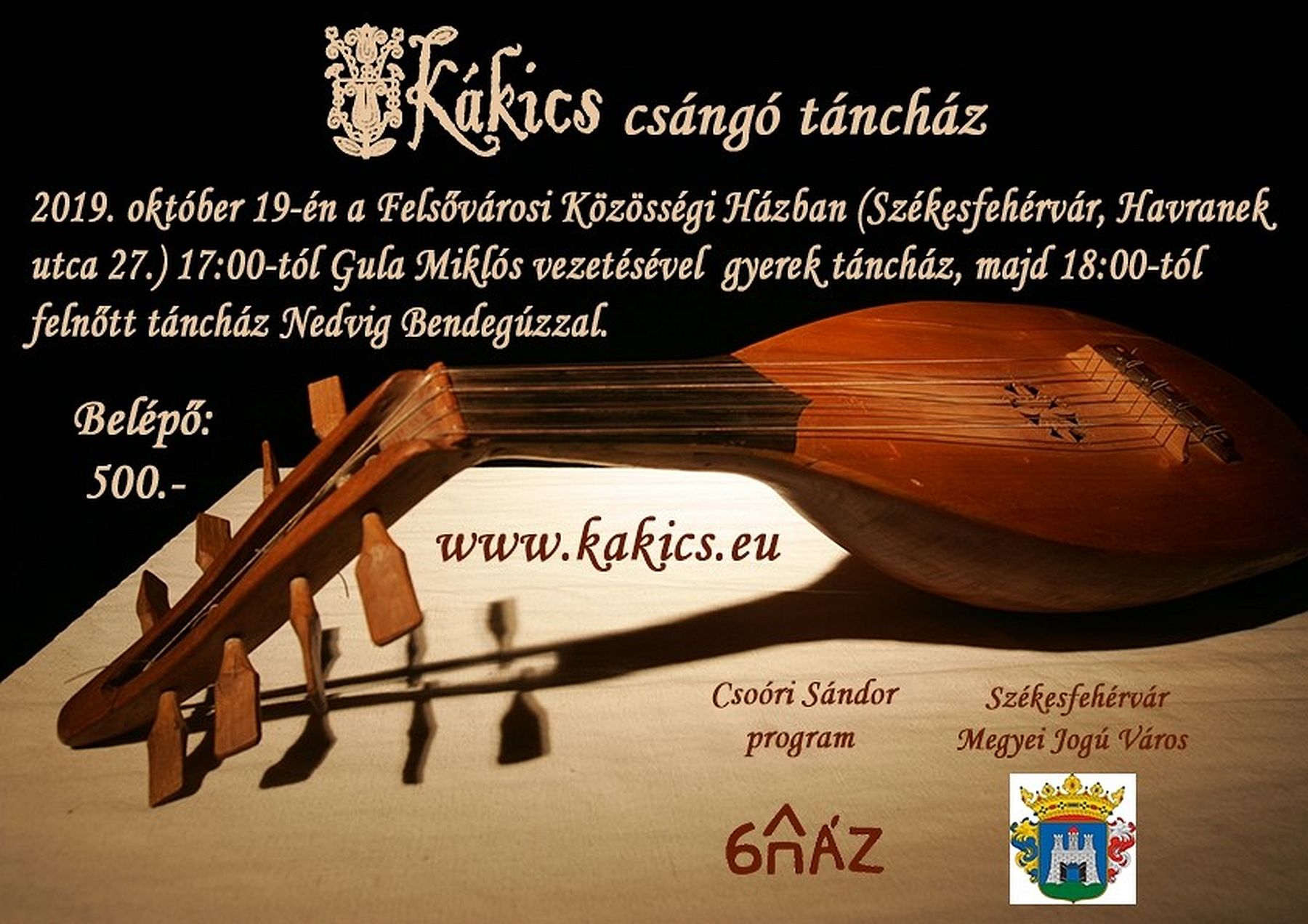 Évadnyitó szüreti táncház lesz szombaton a Kákics együttessel