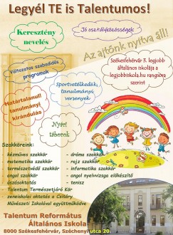 Suliváró programok lesznek a Talentum Református Általános Iskolában